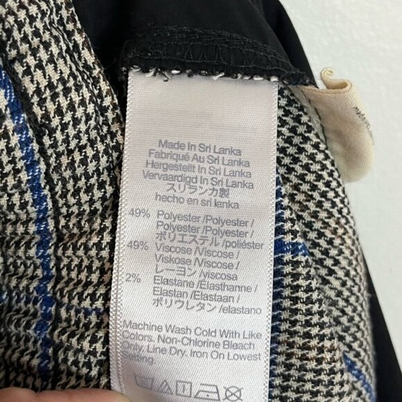 Madewell Women’s Houndstooth Wide-Leg Pants - Size M - Picture 14 of 16